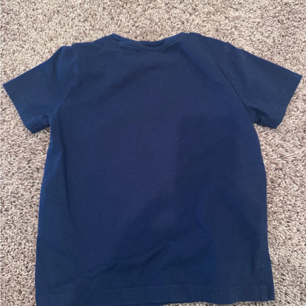 Mini Boden Navy and Green T-Shirt - Picture 3 of 3